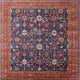 Ahgly Company Indoor Square Mid-Century Modern Area Rugs, 8' Square
