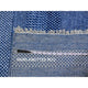 Penn Blue Modern Grass Dyed Wool and Silk Hand Knotted Runner Rug, 2'7"x11'11"