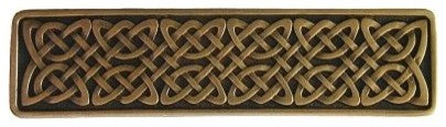 Celtic Isles Pull, Antique-Style Brass