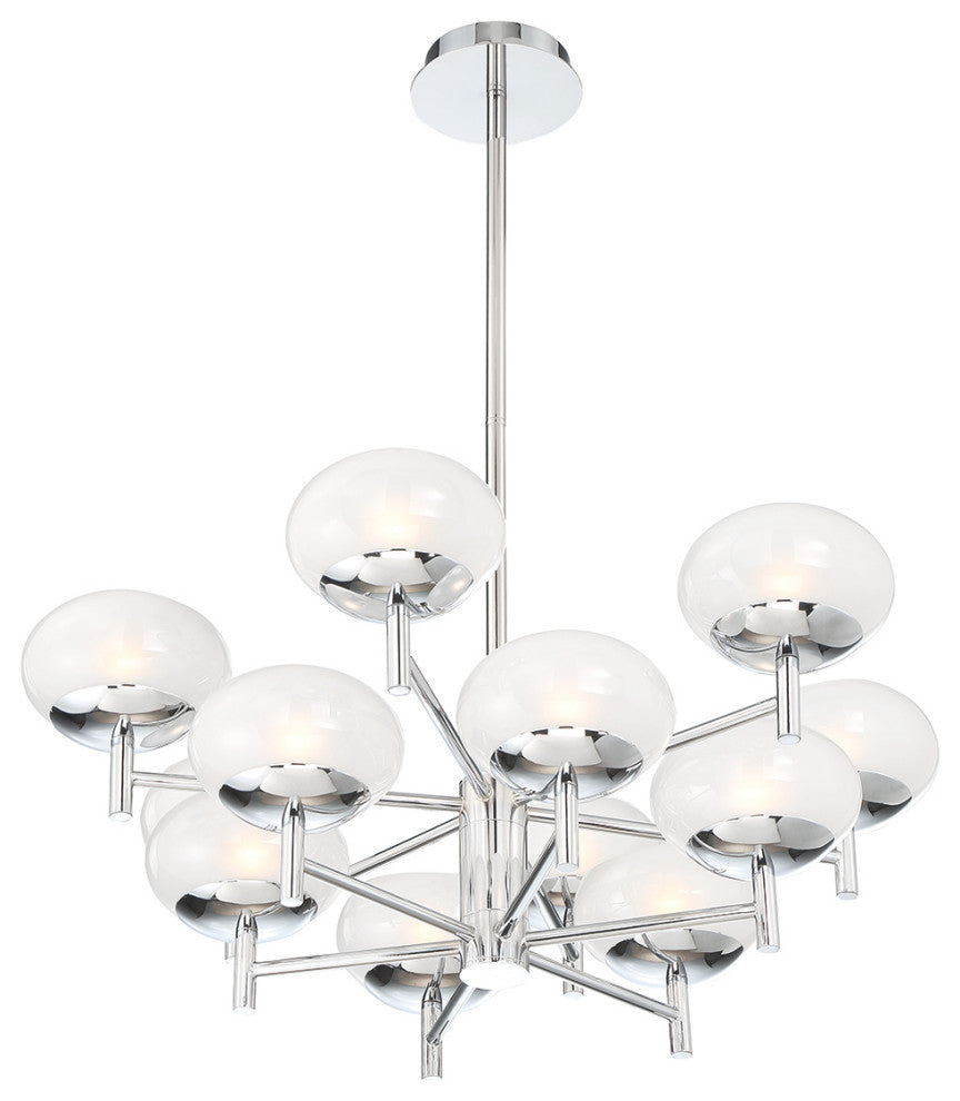 Eurofase 34045-015 12 Light Chandelier, Burlington