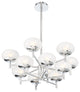 Eurofase 34045-015 12 Light Chandelier, Burlington