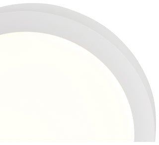 Access Ulko Exterior Outdoor Flush, White/Frosted Acrylic - 20792LEDD-WH-ACR