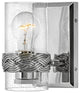 Hinkley Nevis Small Single Light Vanity, Polished Nickel