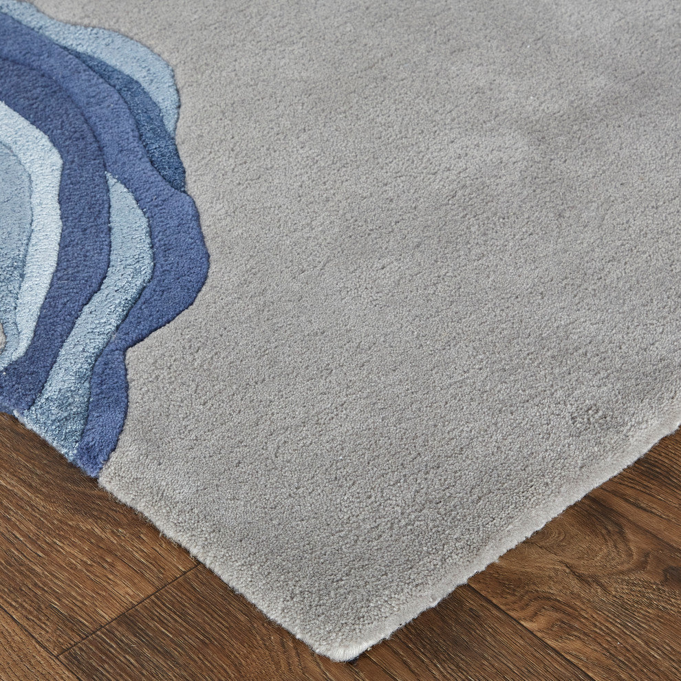 Weave & Wander Arwyn Modern Wool Rug, 8'x10'