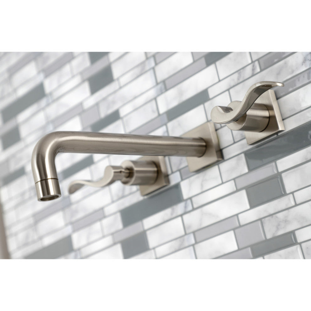 KS6028DFL Wall Mount Tub Faucet, Brushed Nickel