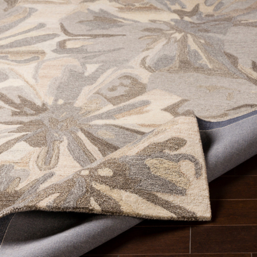 Surya Athena ATH-5149 Transitional Area Rug, Taupe, 12' x 15' Rectangle