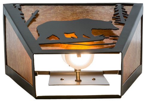 13W Bear Creek Right Wall Sconce
