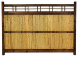 4'x5' Japanese Bamboo Kumo Fence