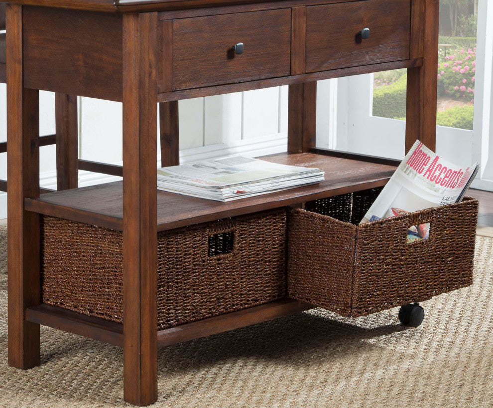 Caldwell Kitchen Cart, Antique Cappuccino