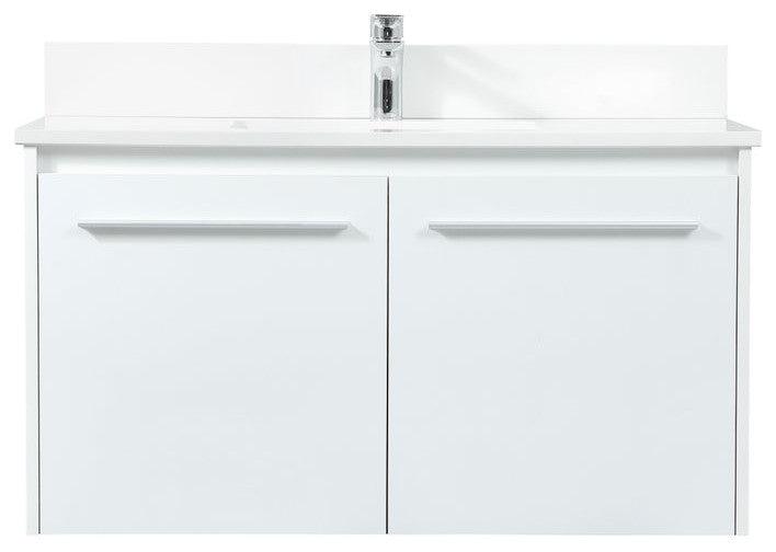 Elegant Decor Penn Bathroom Vanity White