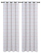 54"x63" Chamon, Set of 2, Sheer Curtain Panels With Grommets, Red