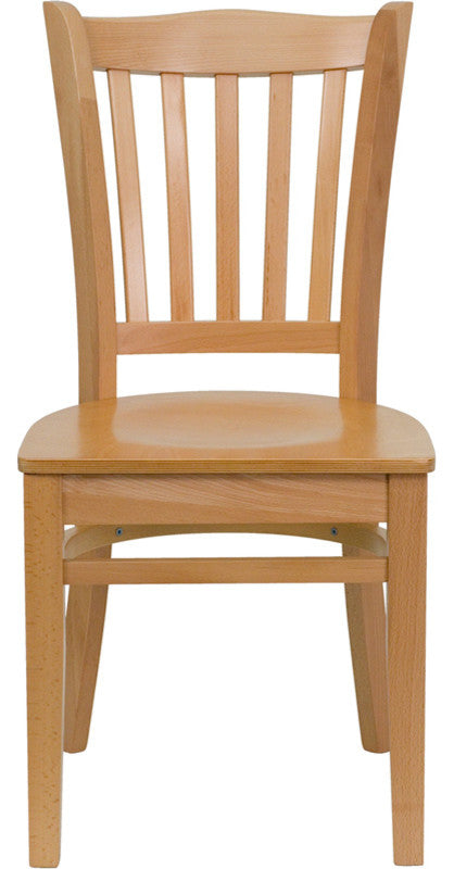 Wood Restaurant Chair, Natural