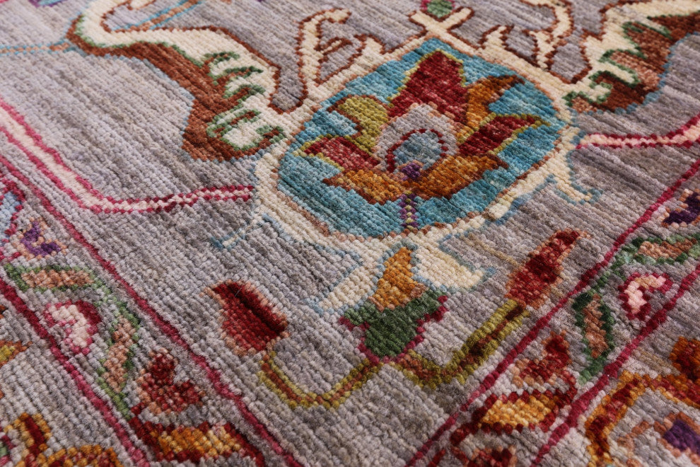 9' 0" X 12' 3" Handmade Persian Tabriz Wool Rug - Q12463