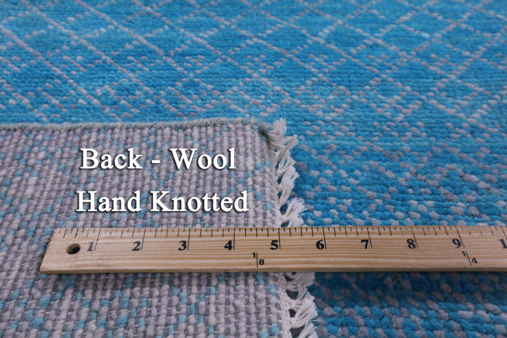 Savannah Grass Handmade Wool Rug 8' 0" X 10' 2" - Q13237