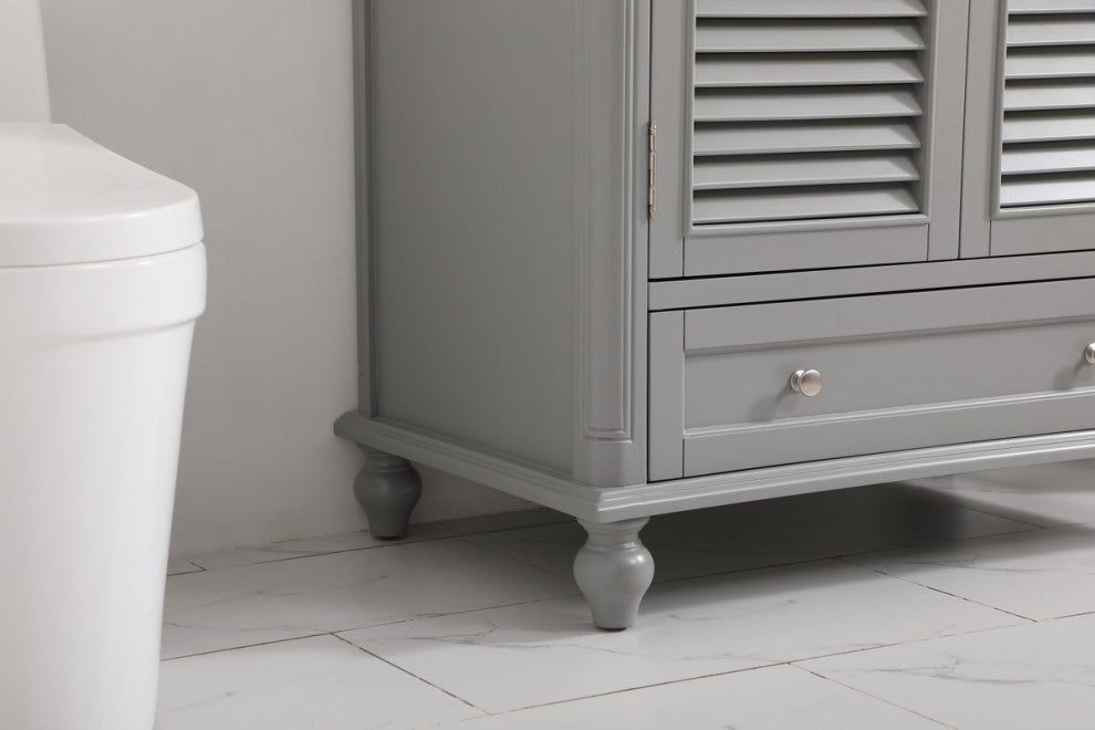 Home Living 36" Single Bathroom Vanity, Gray