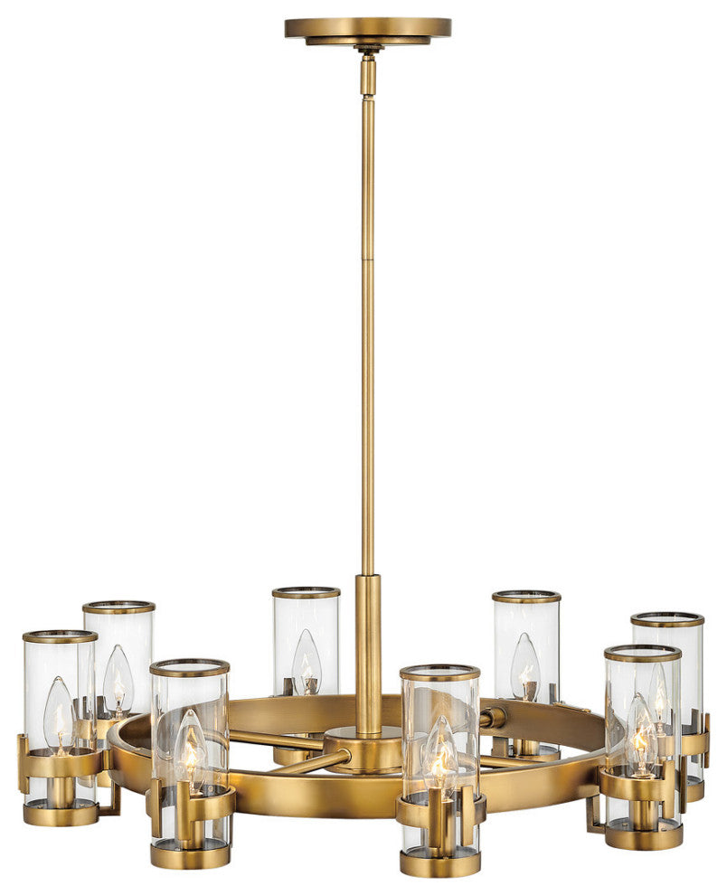 Hinkley Reeve Medium Single Tier, Heritage Brass