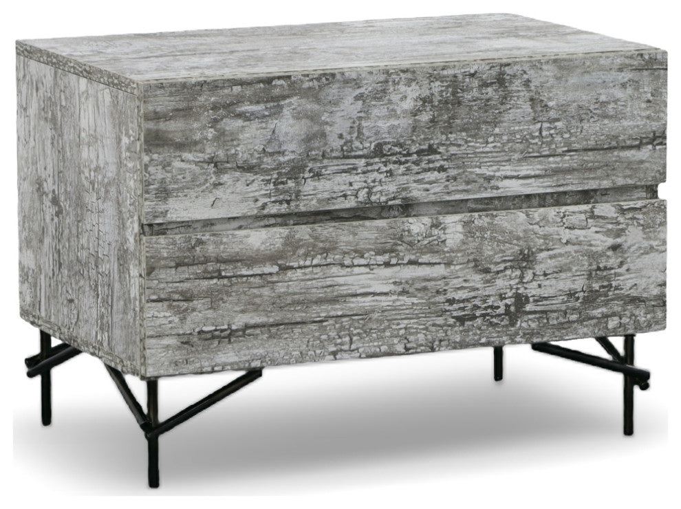 Nova Domus Aria Italian Modern Multi Gray Bedroom Set, Queen