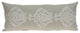 HomeRoots 28" x 6" x 12" Transitional Beige Pillow With Down Insert
