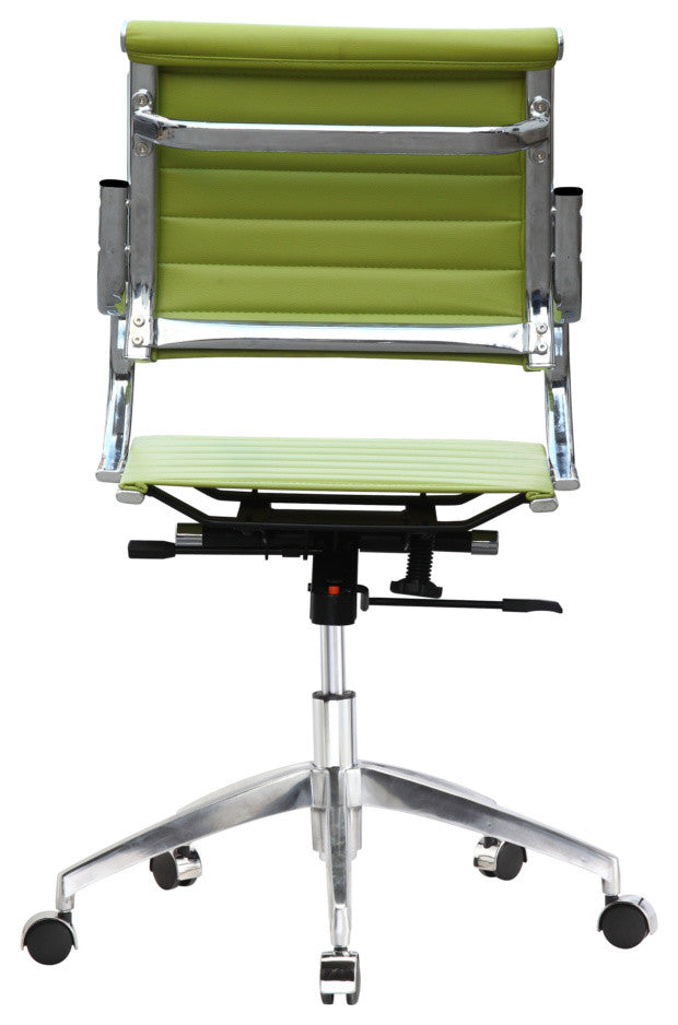 Classics Flees Office Chair Mid Back, Green