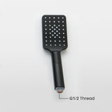 Cube 3 Settings ABS Handheld Shower Head, Matte Black