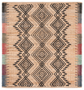 Safavieh Cape Cod Collection CAP310 Rug, Natural/Black, 6' Square