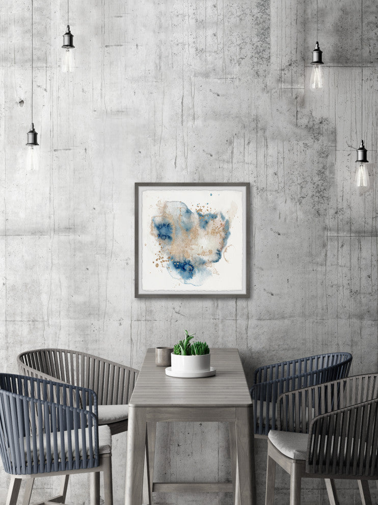 "Grounded Vessel" Framed Painting Print, 32x32