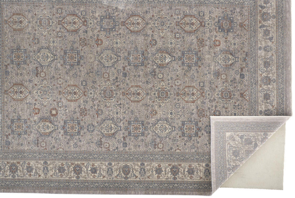 Weave & Wander Gilford Gray/Multi 2'8"x10' Power Loomed Area Rug