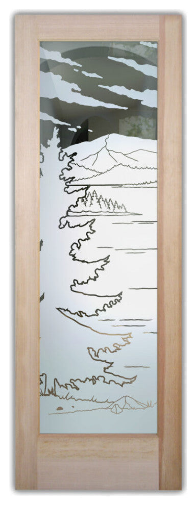 Interior Prehung Door or Interior Slab Door - Lake Arrowhead - Douglas Fir...