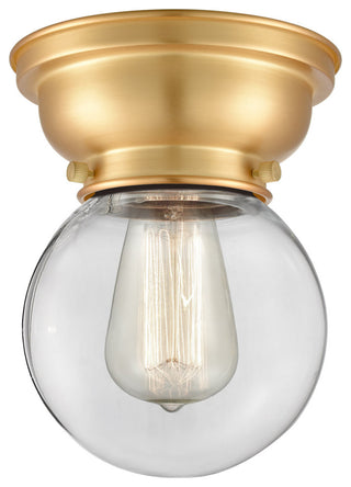 Innovations 623-1F-SG-G202-6 1-Light Flush Mount, Satin Gold