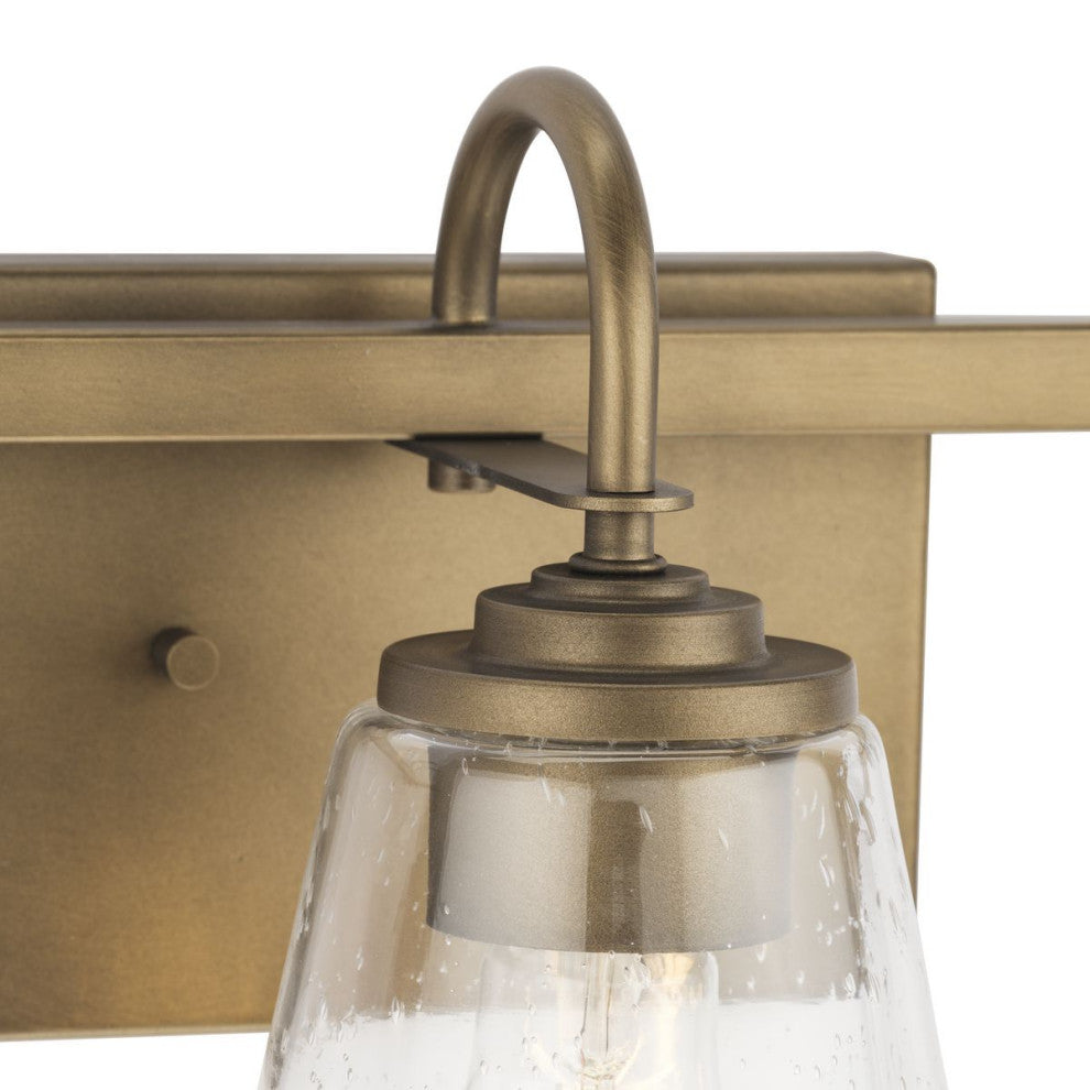 Martenne Collection 3-Light Modern Farmhouse Vanity Light, Aged Bronze