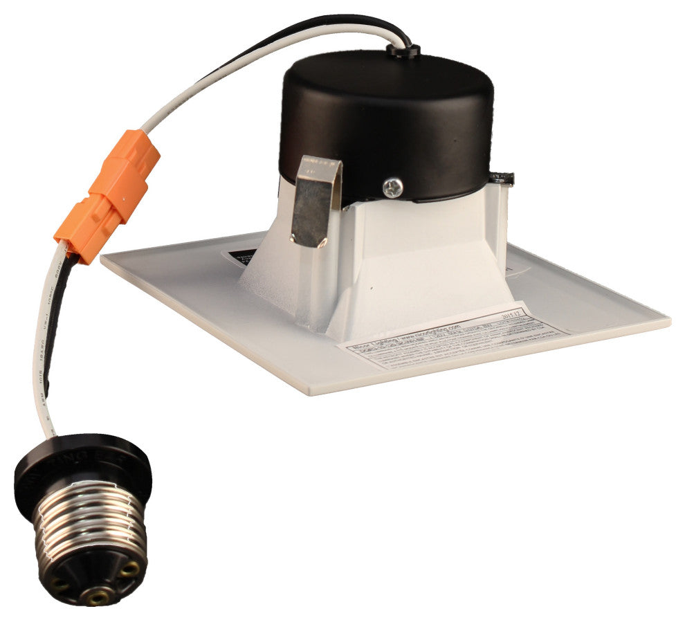 DQR Series 3 in. White Square LED Recessed Downlight in 3000K