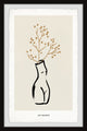 "Body Figure Vase" Framed Painting Print, 8x12