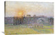 "Sunset, Bazincourt" Artwork, 36" x 24"