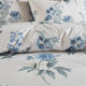 Madison Park Zennia Watercolor Flora 7-Piece Comforter Set, Blue