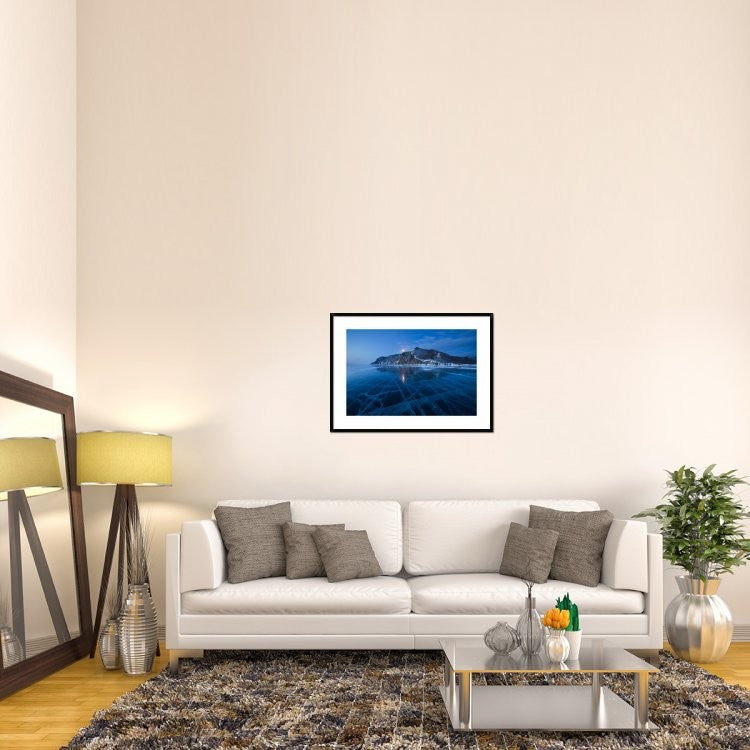 "Uzury Tracery" Framed Digital Print by Alexey Kharitonov, 38"x28"