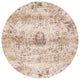 Ivory Anastasia Area Rug by Loloi, 5''3"x5''3" Round