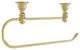 Carolina Under Cabinet Paper Towel Holder, Unlacquered Brass