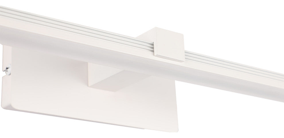 Bathroom LED Vanity Light, White, 23.8"