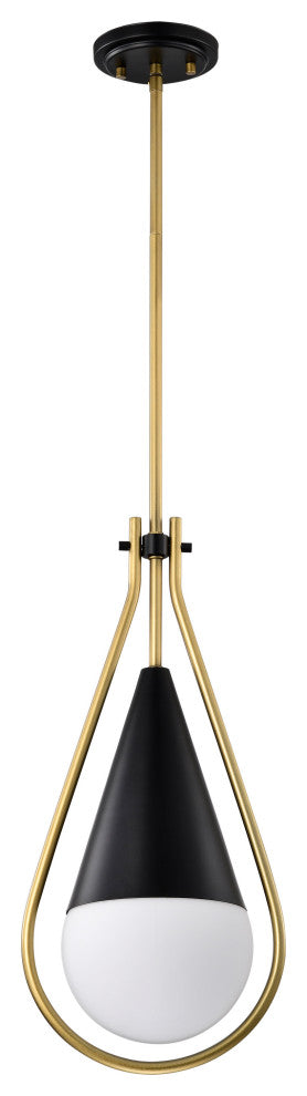Admiral 1 Light Pendant, 6"