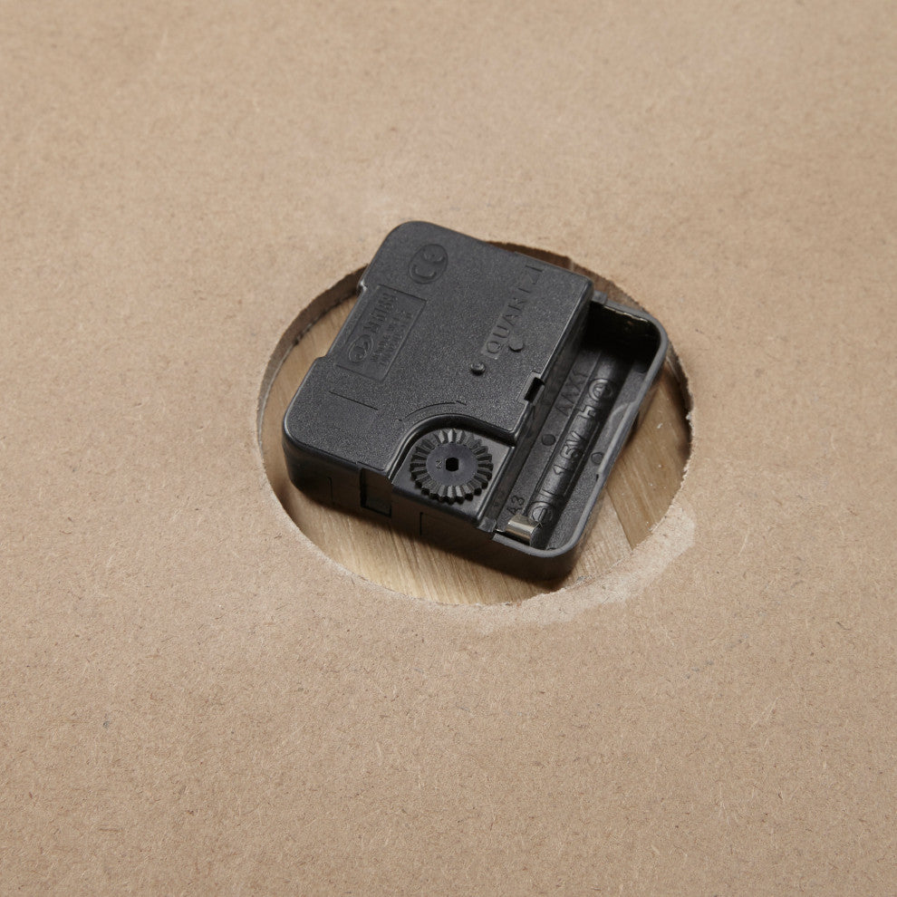 Madison Park Mason Rustic Roman Wall Decor Clock, Gray