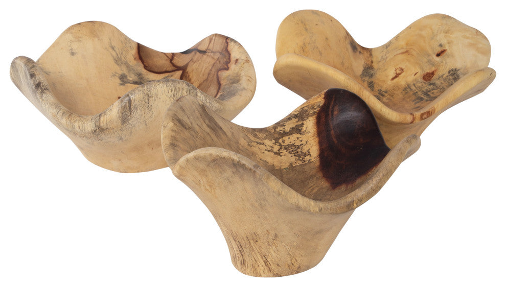 Uttermost Tamarine Wood Wall Art, Set of 3