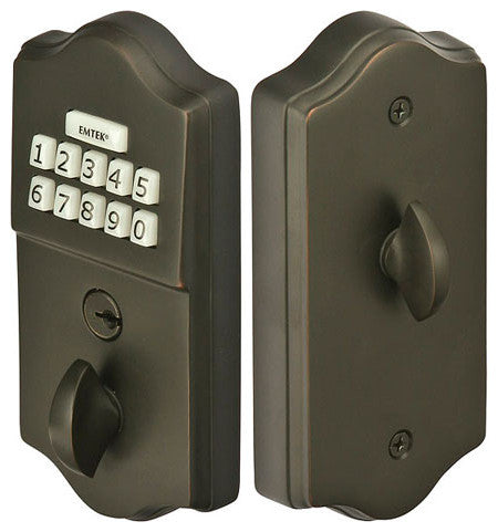 Emtek Classic Electronic Keypad Deadbolt Oil Rubbed Bronze