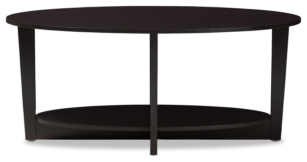 Jacintha Modern and Contemporary Wenge Brown Finished Coffee Table