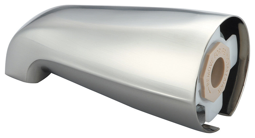 Combo Tub Spout, PVD Brushed Nickel
