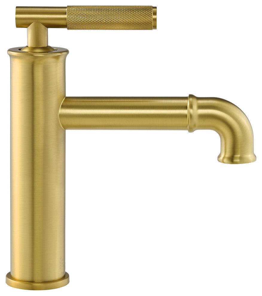 Avallon Single Hole, Single-Handle Sleek, Bathroom Faucet, Brushed Gold