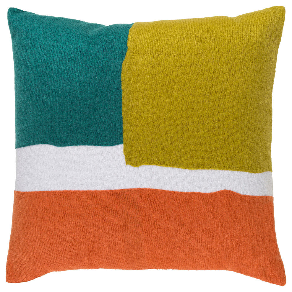 Harvey Pillow 22"x22"x5", Down Fill