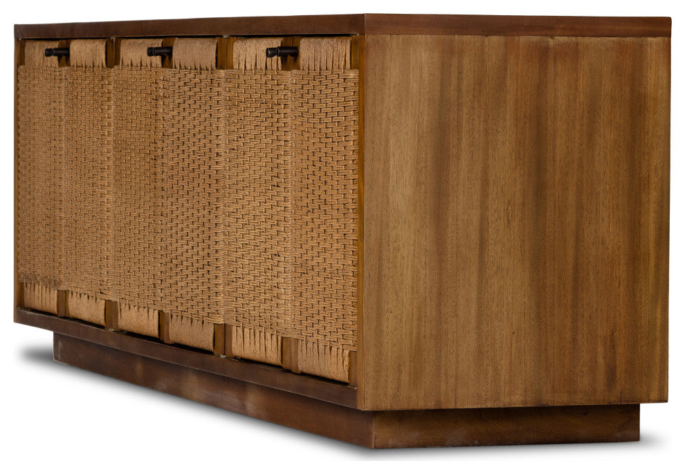 Macklin Media Console-Light Mahogany
