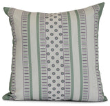 16x16", Stripe, Comb Dot Outdoor Pillow, Purple