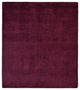 Hand Knotted Loom Silk Mix Area Rug Solid Dark Red, [Square] 10'x10'