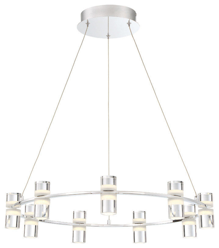 9-Light Contemporary Chandelier by Eurofase